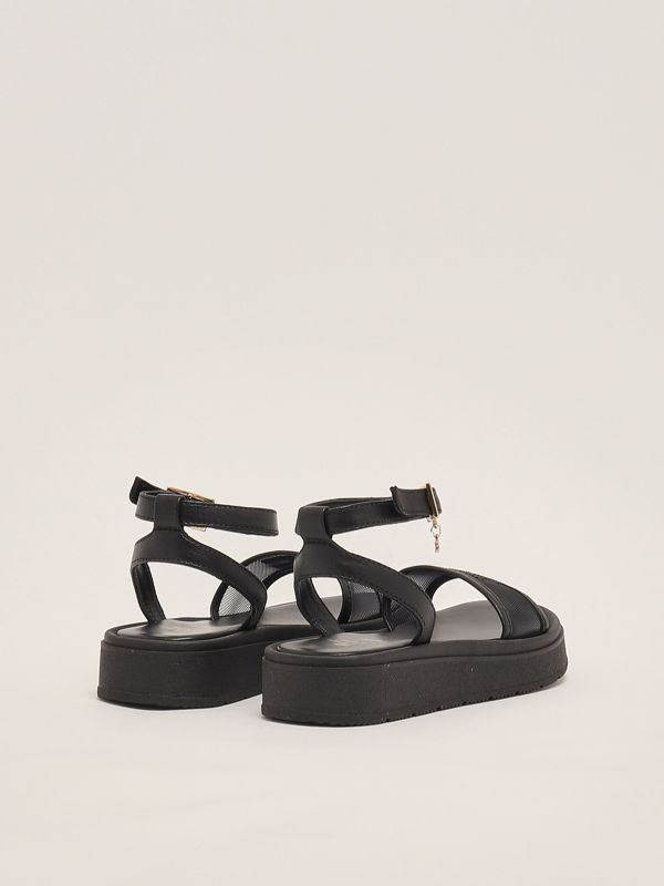 3. Baby girl leather sandal Black Elisabetta Franchi f4a2e02931834