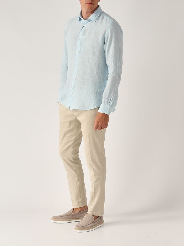 5. Men's linen shirt Azure Altea 2554000