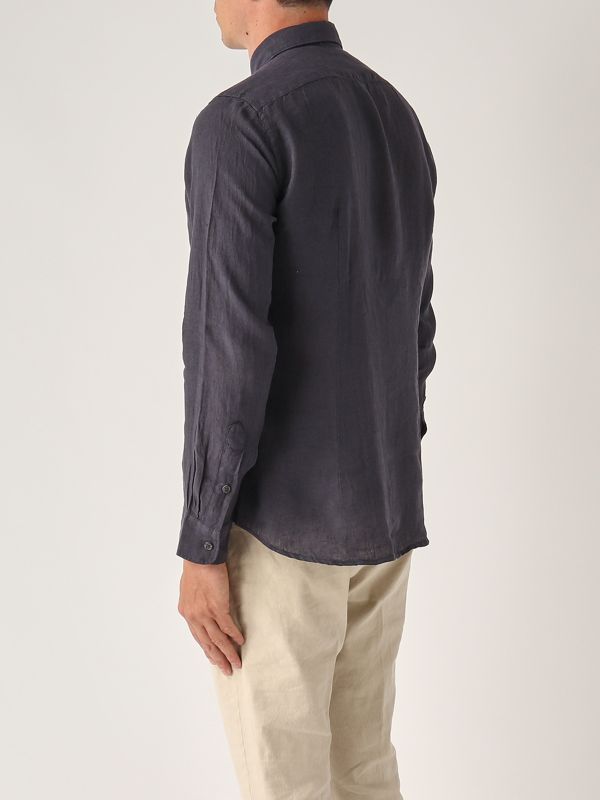 3. Men's linen shirt Ultramarine Blue Altea 2554000