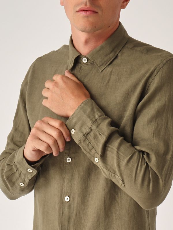 4. Men's linen shirt Military Altea 2554000