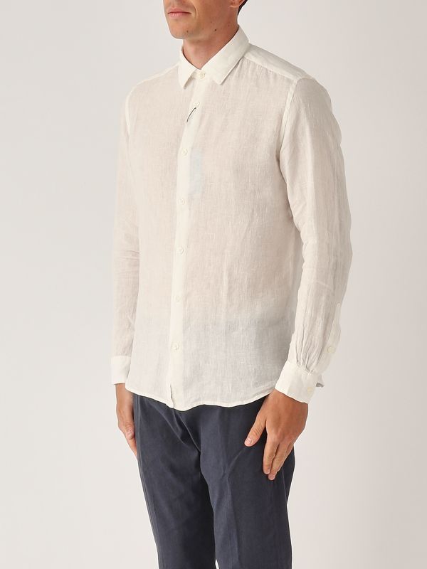 2. Men's linen shirt Cream Altea 2554000
