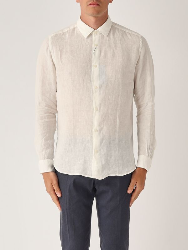 1. Men's linen shirt Cream Altea 2554000