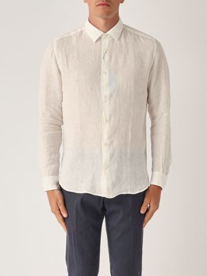 1. Men's linen shirt Cream