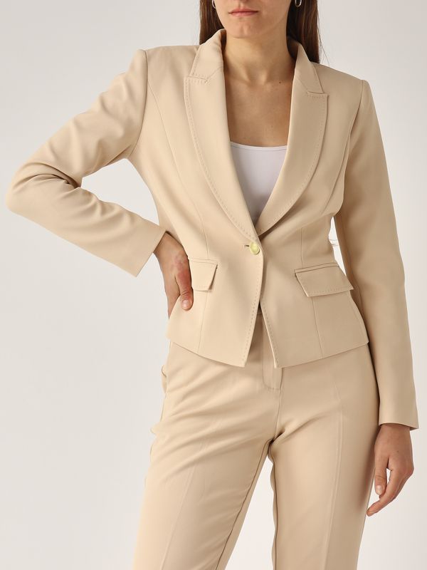 4. Betty women's jacket in cady Sand Nenette betty