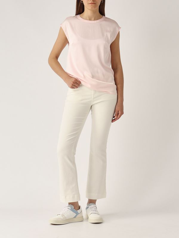 5. Blusa de mujer Fen de raso Peonía Nenette fen