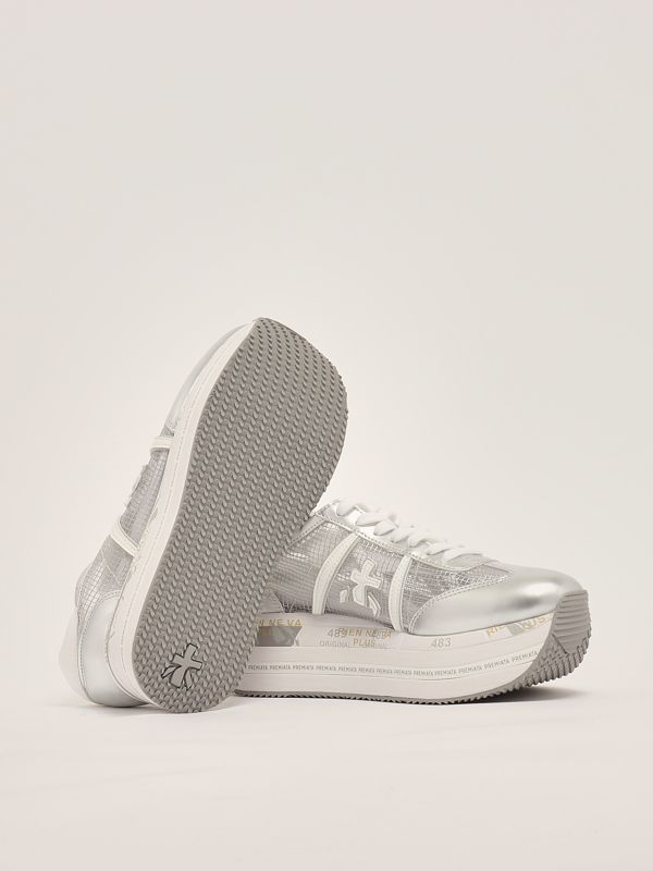 スニーカー PREMIATA Women Sneakers BETH VAR 7373 Silver 28602487_57974623_600.jpg