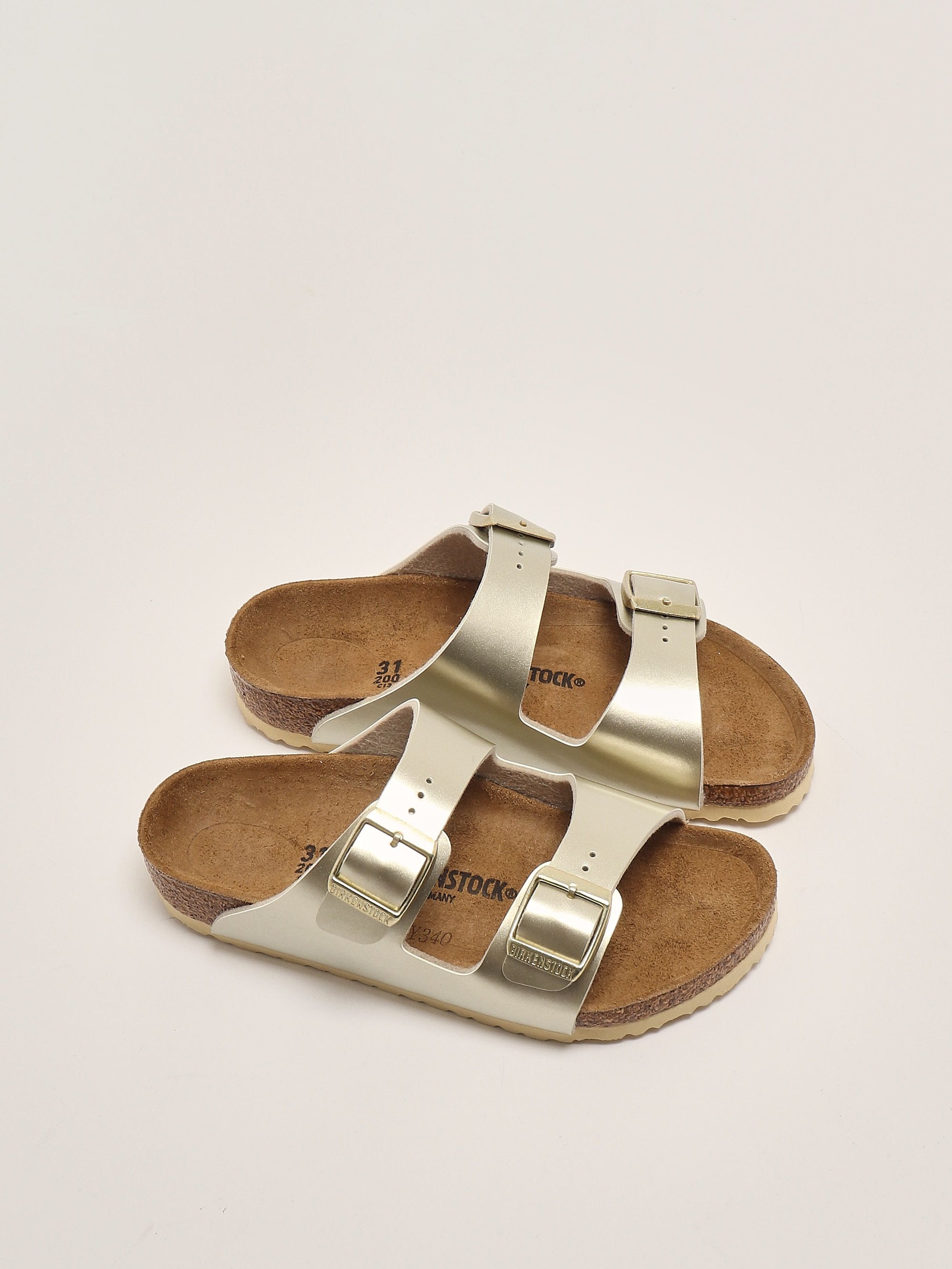 Arizona Birko Flor faux leather sandals for girls 1014841