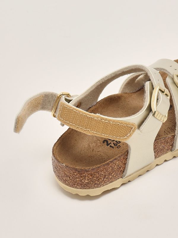5. Baby Mädchen Sandale Rio Birko-flor Gold Birkenstock 1029540