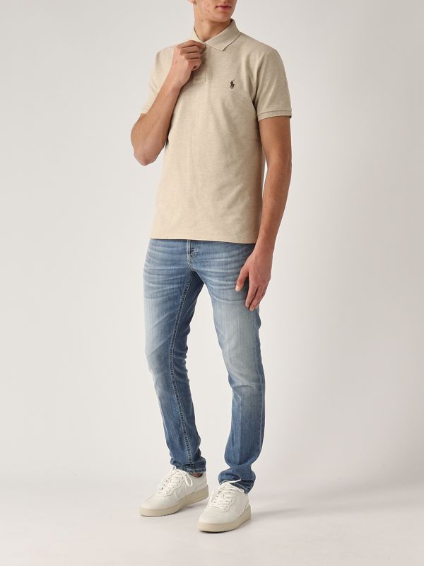 5. Polo en coton pour homme Beige Polo Ralph Lauren 710536856