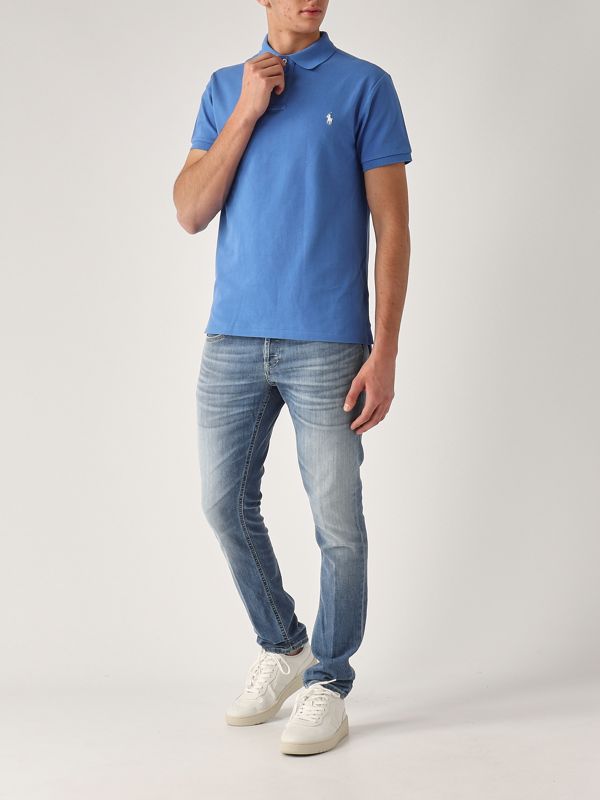 5. Polo en coton pour homme Dodger blue Polo Ralph Lauren 710536856