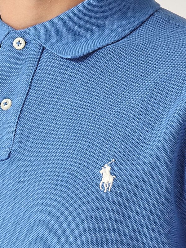 4. Polo en coton pour homme Dodger blue Polo Ralph Lauren 710536856