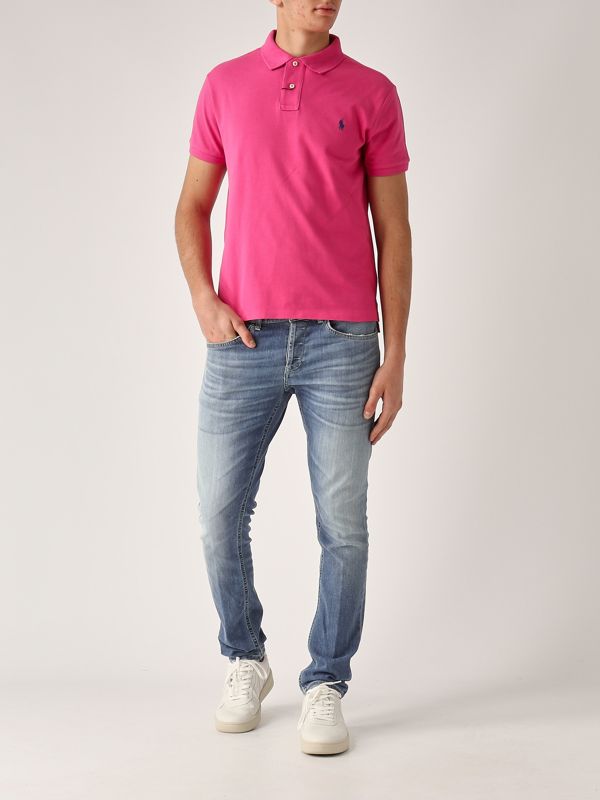 5. Polo en coton pour homme Fuchsia Polo Ralph Lauren 710536856