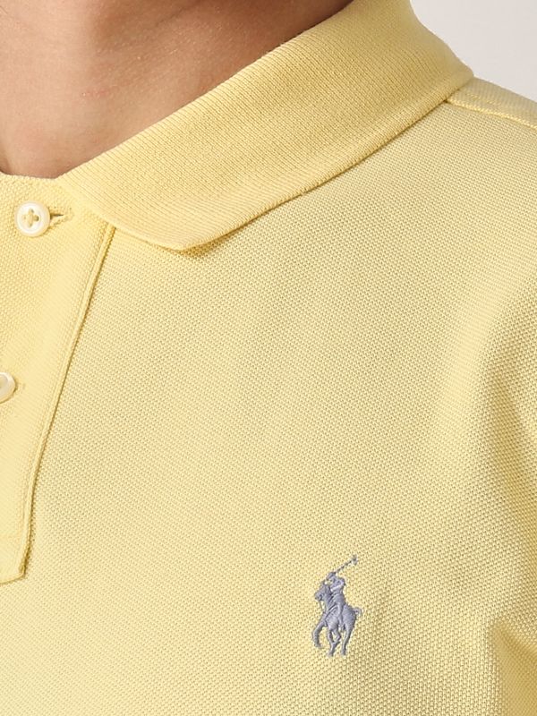 4. Polo en coton pour homme Jaune Polo Ralph Lauren 710536856