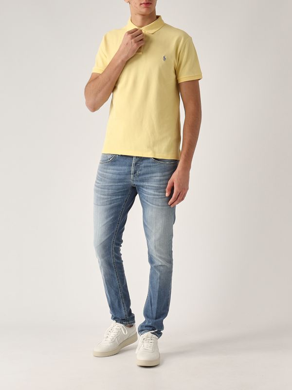 5. Polo en coton pour homme Jaune Polo Ralph Lauren 710536856