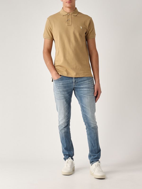 5. Polo de hombre de algodón Caqui Polo Ralph Lauren 710536856