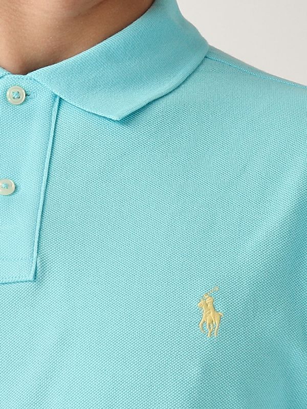 4. Polo en coton pour homme Turquoise Polo Ralph Lauren 710536856