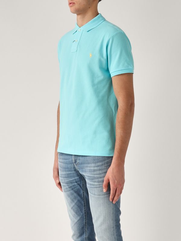 2. Polo en coton pour homme Turquoise Polo Ralph Lauren 710536856