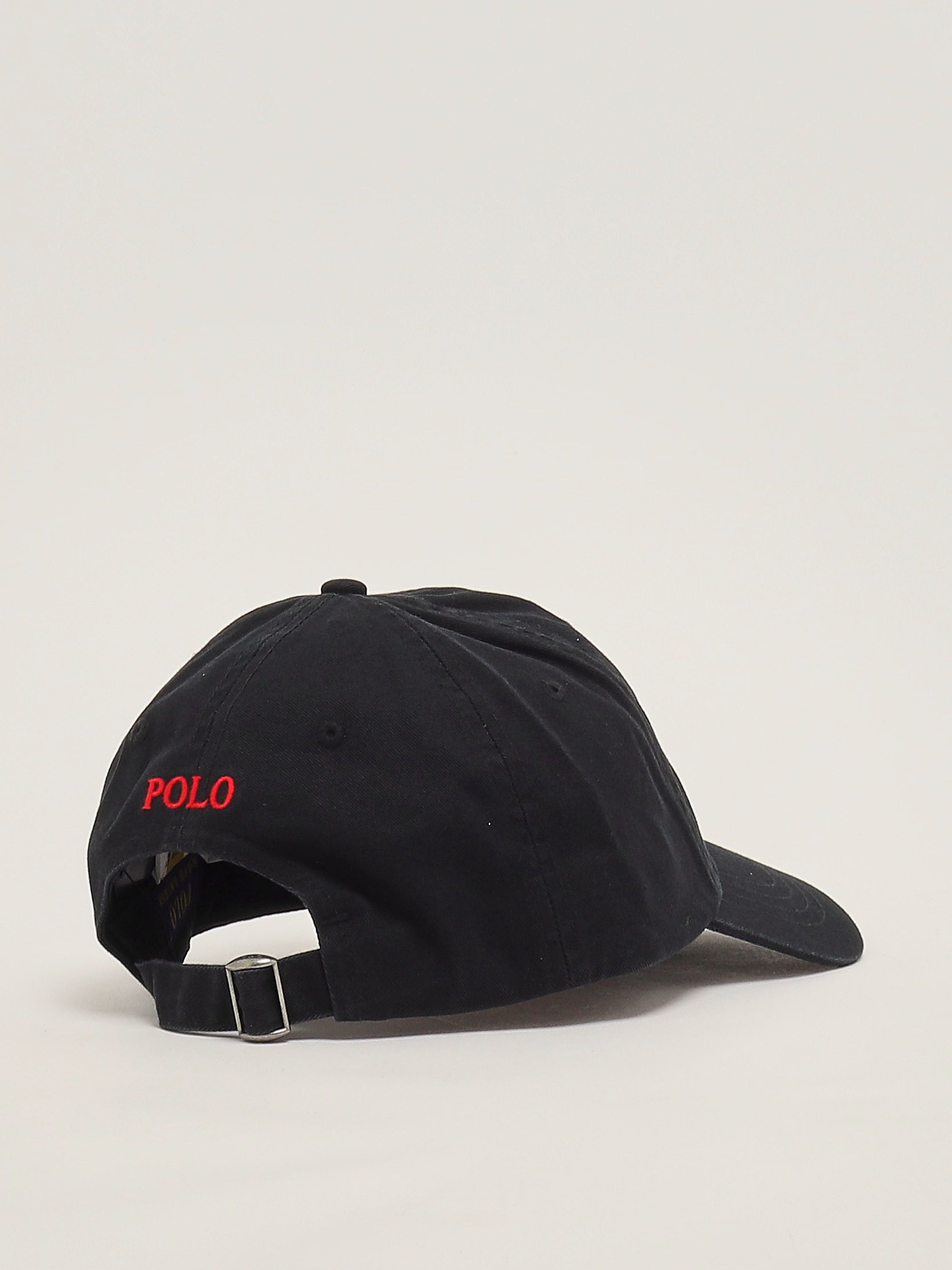 帽子 CAP RALPH LAUREN 710548524 CLASSIC COTTON HAT Men's cotton baseball cap 710548524 Black | Caposerio.com
