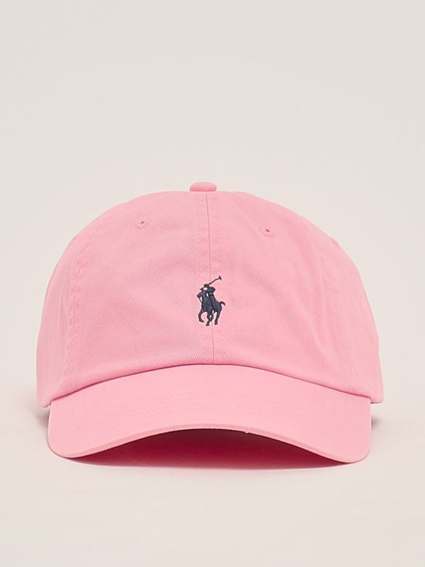 1. Men's cotton baseball cap Pink Polo Ralph Lauren 710548524