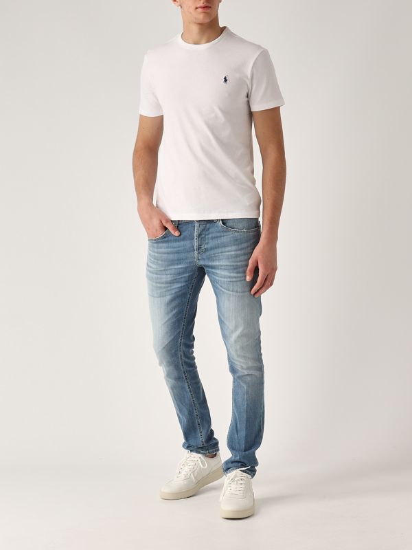 5. Cotton T-shirt for men White Polo Ralph Lauren 710680785