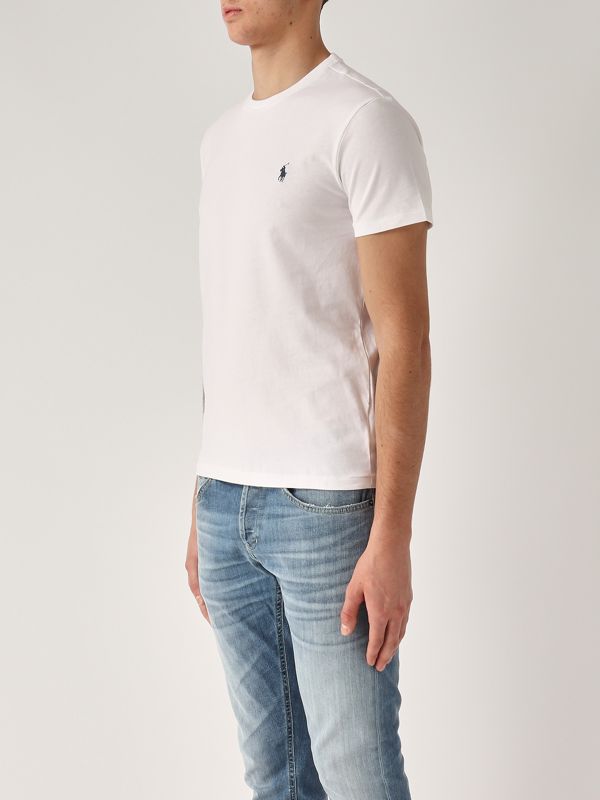 2. Cotton T-shirt for men White Polo Ralph Lauren 710680785