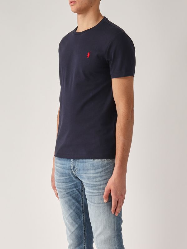 2. Cotton T-shirt for men Navy Polo Ralph Lauren 710680785