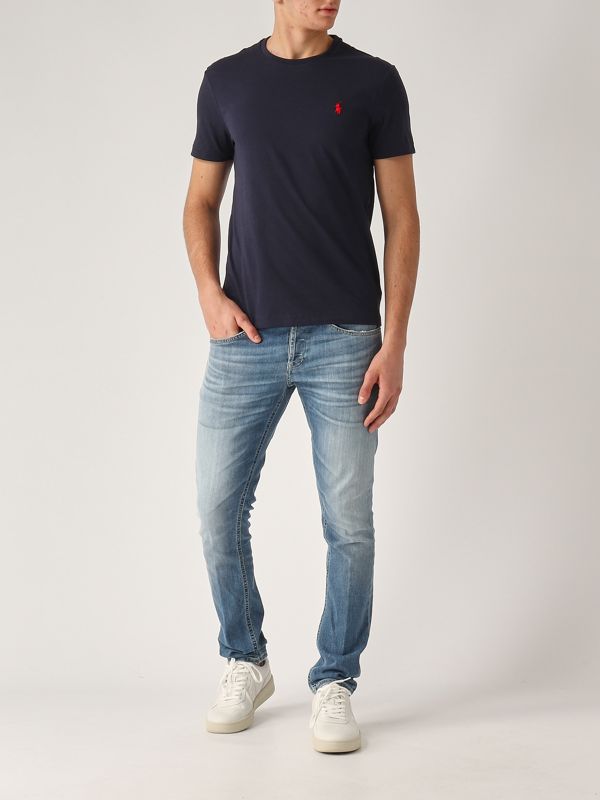 5. Cotton T-shirt for men Navy Polo Ralph Lauren 710680785