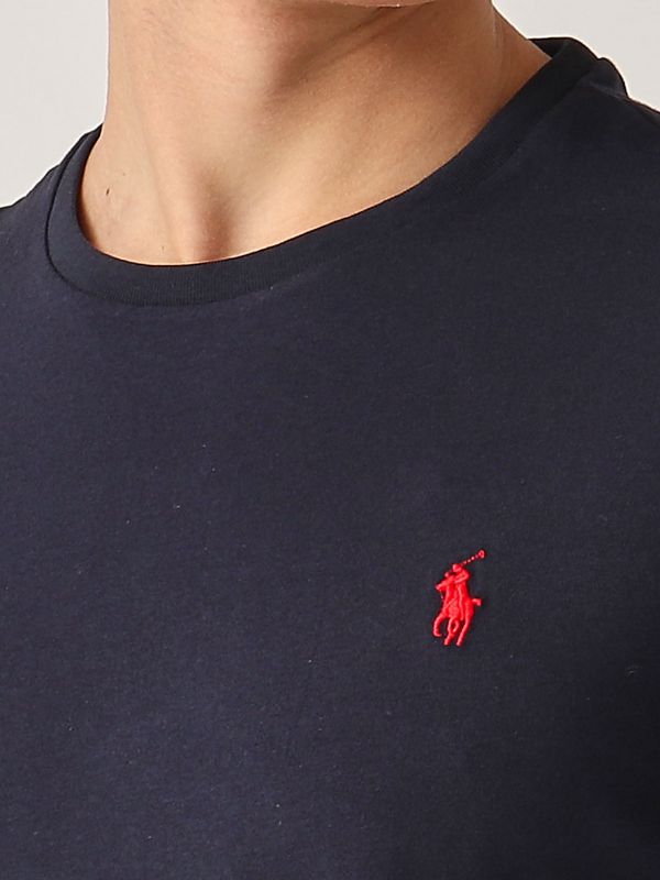 4. Cotton T-shirt for men Navy Polo Ralph Lauren 710680785