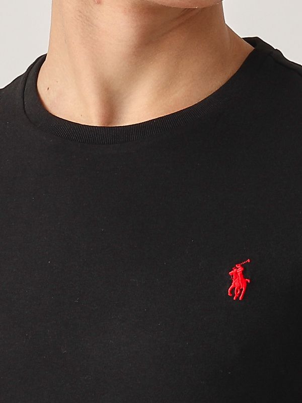 4. Cotton T-shirt for men Black Polo Ralph Lauren 710680785