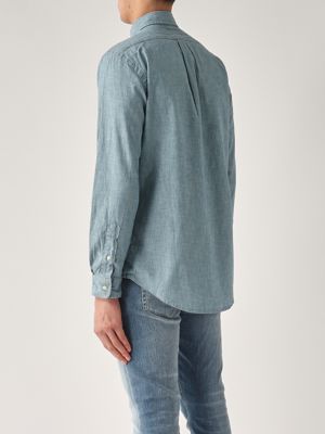 3. Maßgeschneidertes Hemd aus Baumwolle für Männer Chambray Polo Ralph Lauren 710792042
