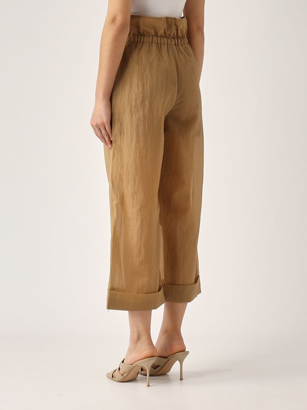 3. Somebody technical ripstop fabric trousers for women Tobacco Pinko 104896a2ek