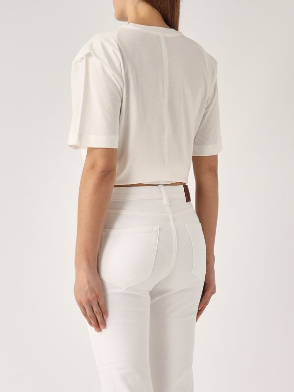 3. Tuca Tuca cotton T-shirt for women White Pinko 105015a2id