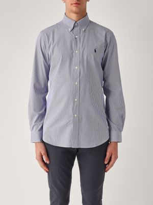 Tシャツ・カットソー Ralph Lauren Slim-Fit Stretch Poplin Shirt (710928254 002) Polo Ralph Lauren slim-fit stretch poplin shirt for men