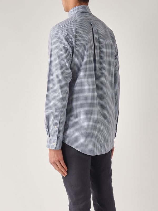 3. Custom fit stretch cotton shirt for men White-Blue Polo Ralph Lauren 710968937