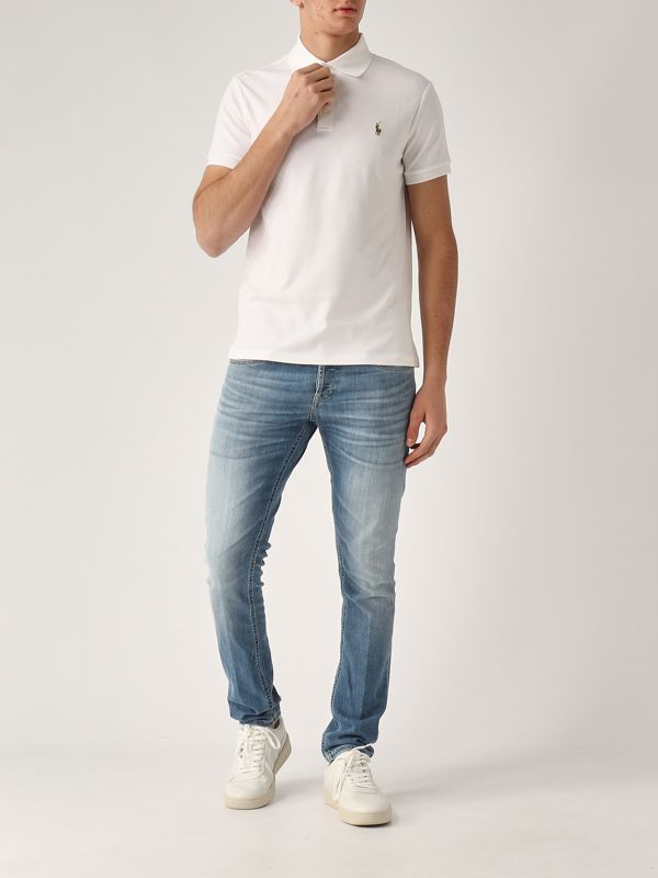 5. Pima cotton polo shirt for men White Polo Ralph Lauren 710713130