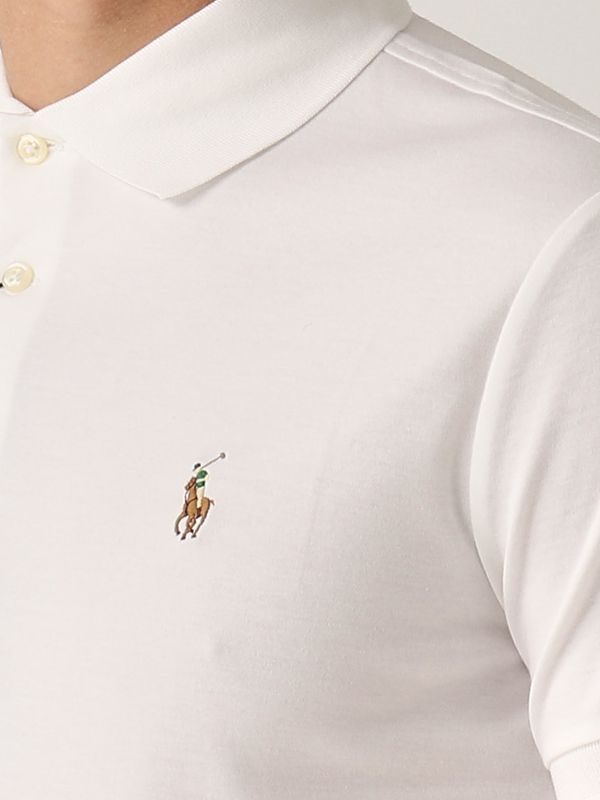 4. Pima cotton polo shirt for men White Polo Ralph Lauren 710713130