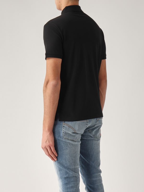 3. Pima cotton polo shirt for men Black Polo Ralph Lauren 710713130