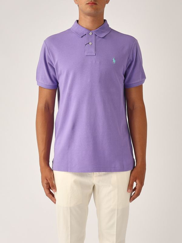 1. Polo en coton pour homme Lavande Polo Ralph Lauren 710795080