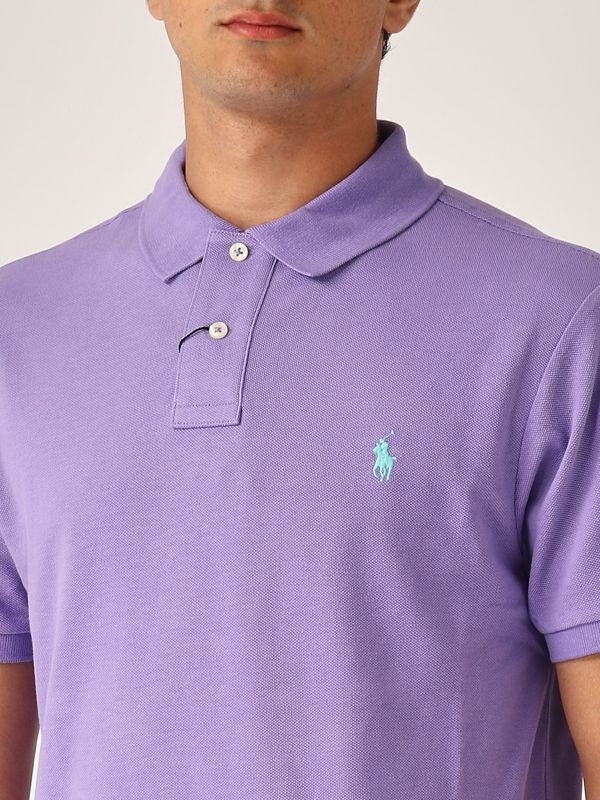 4. Polo en coton pour homme Lavande Polo Ralph Lauren 710795080