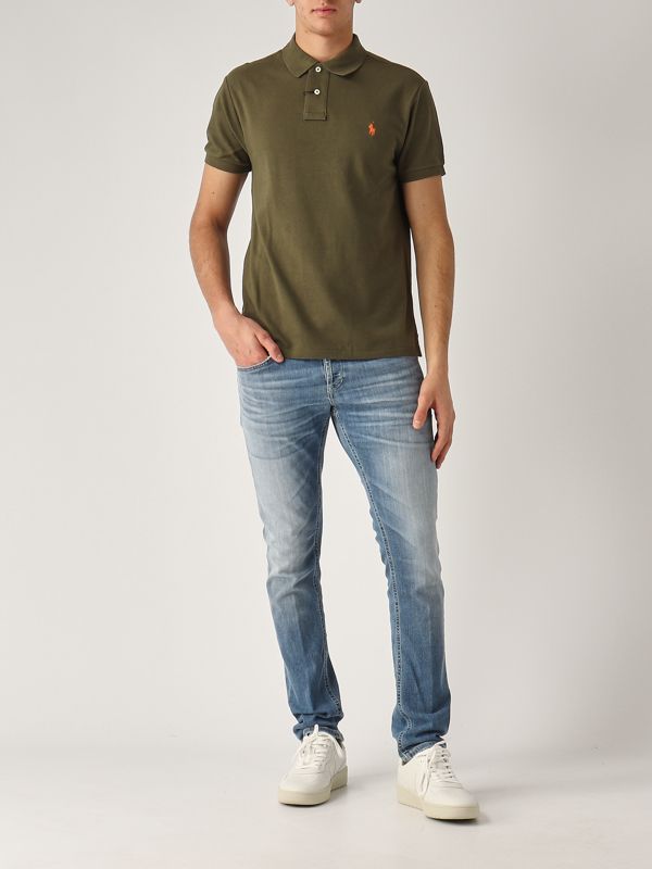 4. Polo en coton pour homme Vert foncé Polo Ralph Lauren 710795080