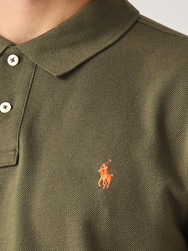 5. Polo en coton pour homme Vert foncé Polo Ralph Lauren 710795080