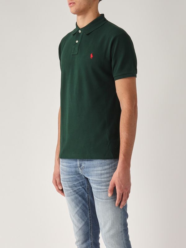 2. Polo en coton pour homme Vert anglais Polo Ralph Lauren 710795080