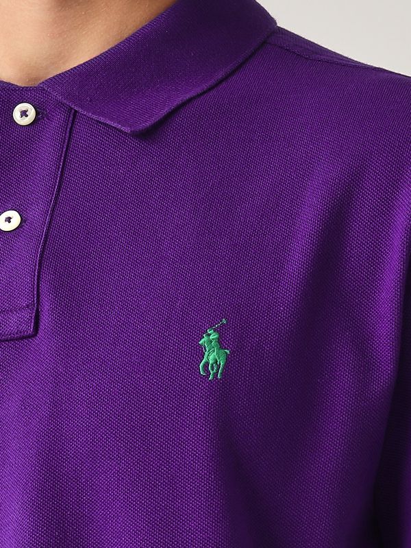 4. Polo en coton pour homme Violet Polo Ralph Lauren 710795080