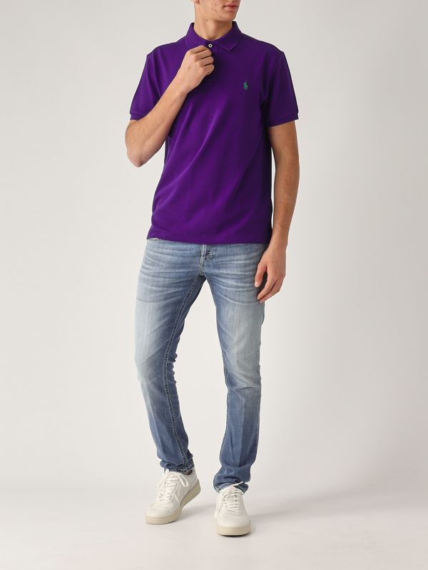 5. Polo en coton pour homme Violet Polo Ralph Lauren 710795080