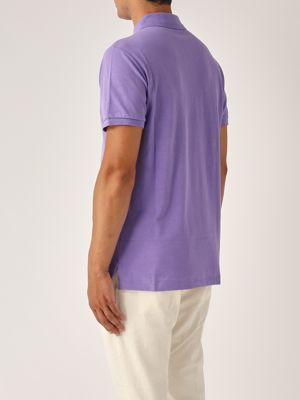 3. Polo en coton pour homme Lavande