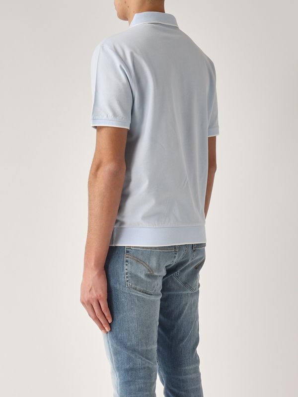 3. Polo uomo in piqué jacquard Cielo Polo Ralph Lauren 710964535