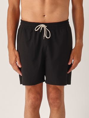 1. Bañador de hombre Traveler de nailon elástico de corte clásico Negro