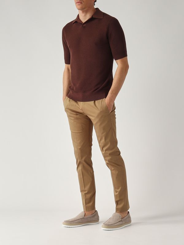 5. Polo uomo in cotone Cioccolato Ballantyne b2w22012ca8