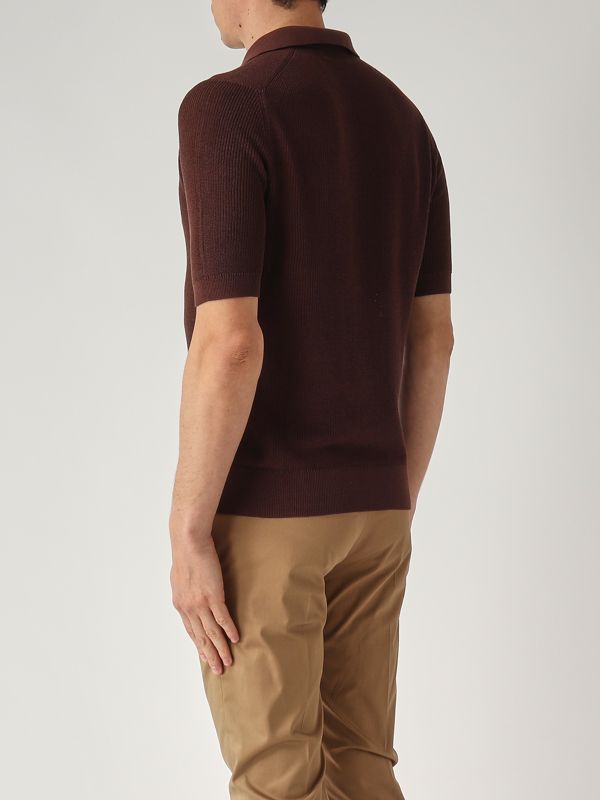 3. Polo uomo in cotone Cioccolato Ballantyne b2w22012ca8