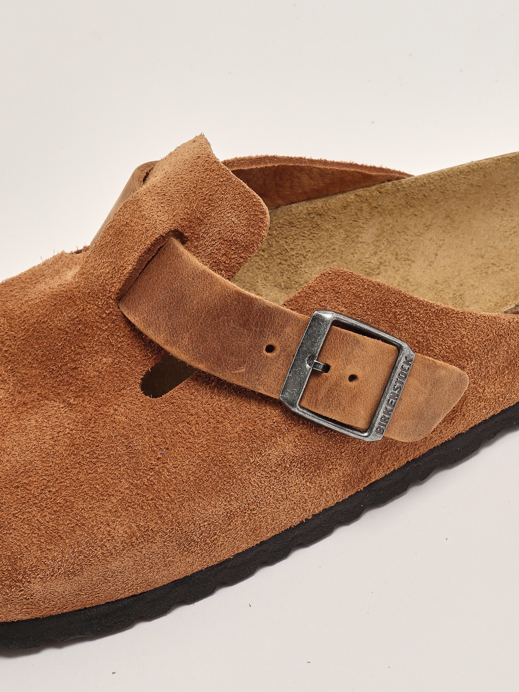 サンダル BIRKENSTOCK Men Sandals 1029220 COGNAC Brown Boston suede sandals for men 1029220 Cognac | Caposerio.com